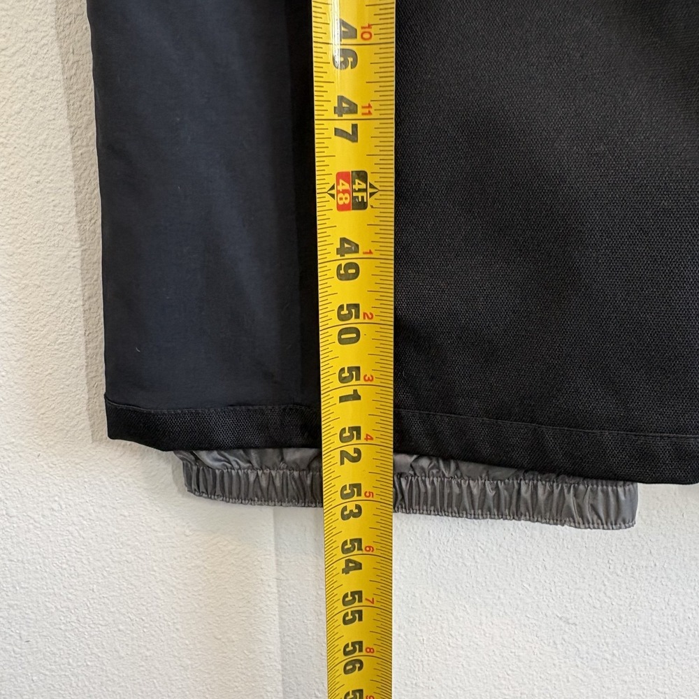 REI Co-Op Peak 2L Snow Bib Overalls Mens Medium Black Sking Snow Boarding - Picture 7 of 13